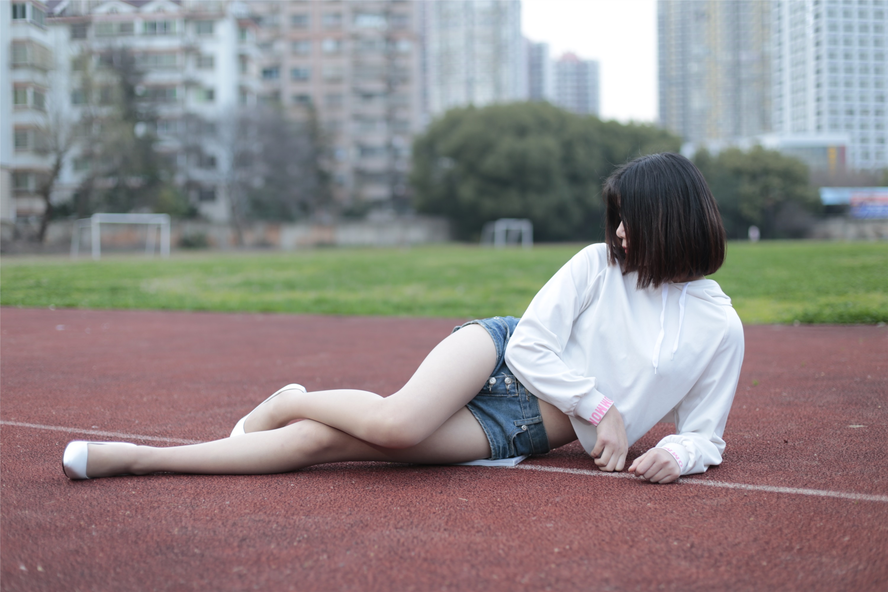 奈丝写真 NO.034 喵璃-穿过运动场的青春气息